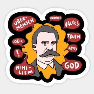 Nietzsche Concepts Sticker